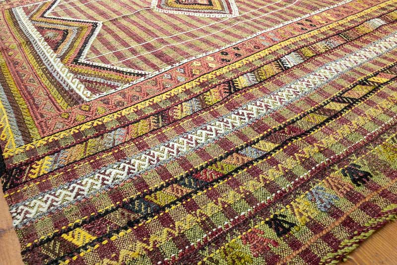 5148 Turkish Sivrihisar Sofra Kilim (Extremely Fine) 130x166cm (4.3 x 5.5ft)